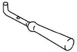 KOHLER K-20407-CP Trip Lever