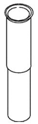 KOHLER K-21162 Overflow Tube (Flared)
