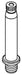 KOHLER K-23023-BC Valve Stem, Cw Close
