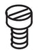 KOHLER K-29076-CP Screw 10-24 X .375