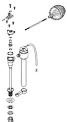 KOHLER K-30672 Float Valve Kit (9268)