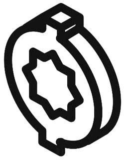 KOHLER K-32313 Nut, .312-24Unf-2B