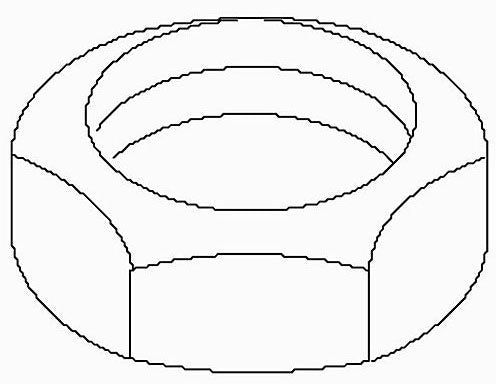 KOHLER K-32935 Lock Nut, 5/8-18 Unf