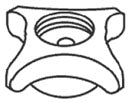 KOHLER K-33237-CP Dynamic 4 Arm Handle