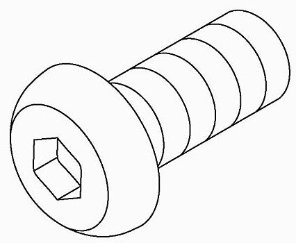 KOHLER K-33625-BC Screw #10-24 X 7/16 X.437