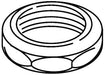 KOHLER K-34325 Nut,Hex,3/20-Unef-2B