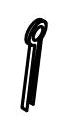 KOHLER K-34637 Pin, 3/32 Dia X 1/2