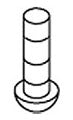 KOHLER K-35270-CP Screw 1/4-20 X 1.5