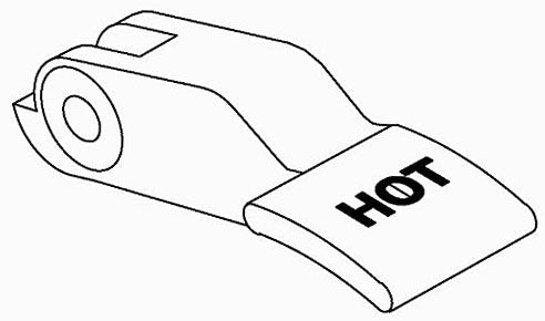 KOHLER K-36283 Pedal Detail, L.H.
