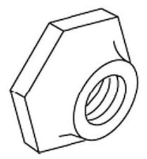 KOHLER K-36288-CP Nut, 1-20 Unef