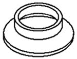 KOHLER K-40000-CP Escutcheon
