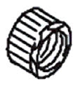 KOHLER K-40234-RP Ball Nut F/Pu Ro
