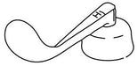 KOHLER K-41127-H-CP Handle Sa, 4  Blade Hot