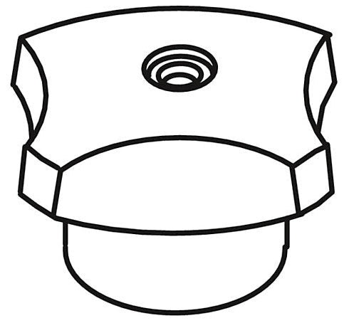 KOHLER K-41981-H-CP Handle, 4 Arm Hot