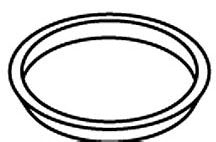 KOHLER K-42100 Gasket, Polyethylene
