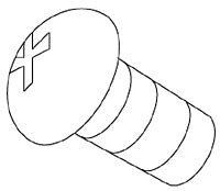 KOHLER K-42450 Screw 8-32 X .375