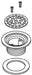KOHLER K-48096-CP Strainer Sa