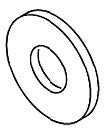 KOHLER K-51543-BC Washer 1.00 Odx.328Idx.062