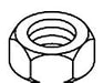 KOHLER K-52076 Nut, .375-16Unc-2B