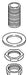 KOHLER K-52599 Hardware Assy Base Mntg