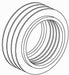 KOHLER K-1150344 Gasket, Bowl Inlet Pipe, Large