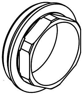 KOHLER K-1147585 Nut, Cartridge Retainer