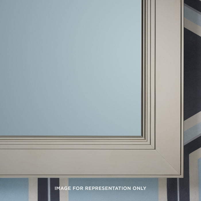 Main Line 15-1/8" x 29-7/8" x 1-5/8" merion framed mirror in polished nickel