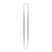 Profiles 3-1/2" x 30" x 4-5/8" framed lighting in polished nickel with variable 2700K to 5600K temperature (warm to cool light)