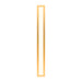 Profiles 3-1/2" x 30" x 4-5/8" framed lighting in matte gold with 2700 kelvin temperature (warm light)