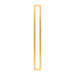 Profiles 3-1/2" x 30" x 4-5/8" framed lighting in matte gold with variable 2700K to 5600K temperature (warm to cool light)