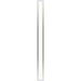Profiles 3-1/2" x 39-3/8" x 4-5/8" framed lighting in chrome with 2700 kelvin temperature (warm light)