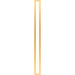 Profiles 3-1/2" x 39-3/8" x 4-5/8" framed lighting in matte gold with 2700 kelvin temperature (warm light)