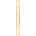 Profiles 3-1/2" x 39-3/8" x 4-5/8" framed lighting in matte gold with 4000 kelvin temperature (cool light)