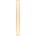 Profiles 3-1/2" x 39-3/8" x 4-5/8" framed lighting in matte gold with variable 2700K to 5600K temperature (warm to cool light)