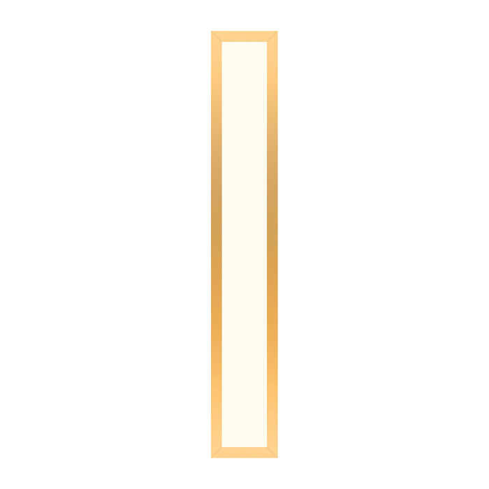 Profiles 5" x 30" x 4-5/8" framed lighting in matte gold with 2700 kelvin temperature (warm light)