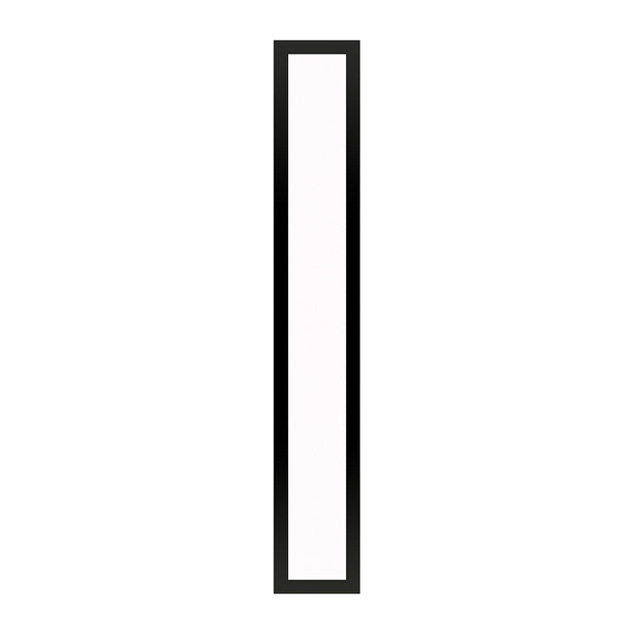 Profiles 5" x 30" x 4-5/8" framed lighting in matte black with 2700 kelvin temperature (warm light)