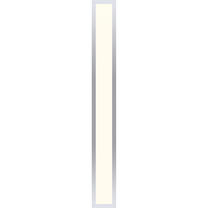 Profiles 5" x 39-3/8" x 4-5/8" framed lighting in chrome with 2700 kelvin temperature (warm light)