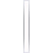 Profiles 5" x 39-3/8" x 4-5/8" framed lighting in chrome with variable 2700K to 5600K temperature (warm to cool light)