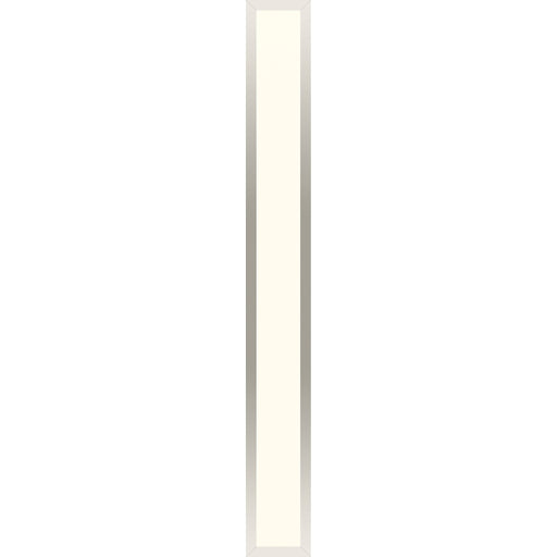 Profiles 5" x 39-3/8" x 4-5/8" framed lighting in polished nickel with 2700 kelvin temperature (warm light)