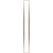 Profiles 5" x 39-3/8" x 4-5/8" framed lighting in polished nickel with 4000 kelvin temperature (cool light)