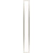 Profiles 5" x 39-3/8" x 4-5/8" framed lighting in polished nickel with variable 2700K to 5600K temperature (warm to cool light)