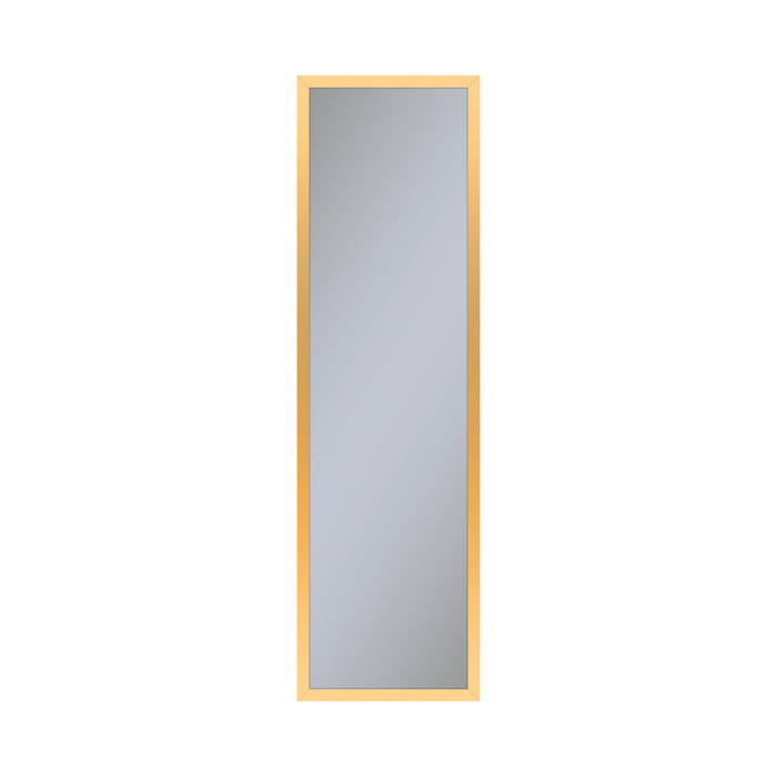 Profiles 11-1/4" x 39-3/8" x 6" framed cabinet in matte gold and non-electric with reversible hinge (non-handed)