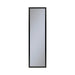 Profiles 11-1/4" x 39-3/8" x 6" framed cabinet in matte black and non-electric with reversible hinge (non-handed)