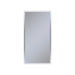 Profiles 15-1/4" x 30" x 4" framed cabinet in chrome with electrical outlet, USB charging ports, magnetic storage strip and left hinge