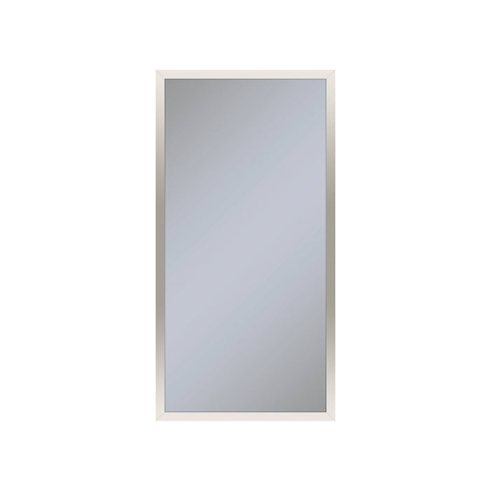 Profiles 15-1/4" x 30" x 6" framed cabinet in polished nickel and non-electric with reversible hinge (non-handed)