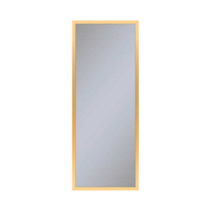 Profiles 15-1/4" x 39-3/8" x 6" framed cabinet in matte gold and non-electric with reversible hinge (non-handed)