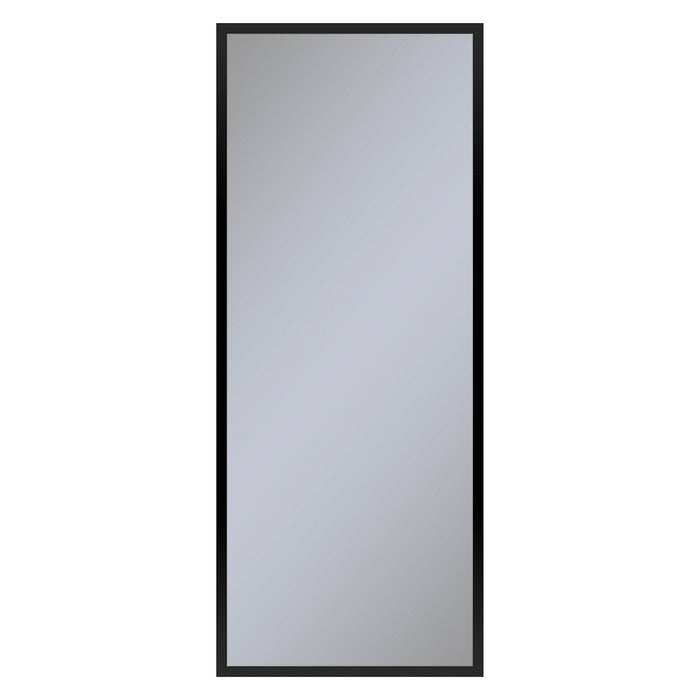 Profiles 19-1/4" x 48" x 4" framed cabinet in matte black and non-electric with reversible hinge (non-handed)