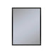 Profiles 23-1/4" x 30" x 4" framed cabinet in matte black and non-electric with reversible hinge (non-handed)