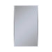 Profiles 23-1/4" x 39-3/8" x 4" framed cabinet in chrome with electrical outlet, USB charging ports, magnetic storage strip and left hinge