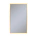 Profiles 23-1/4" x 39-3/8" x 4" framed cabinet in matte gold and non-electric with reversible hinge (non-handed)